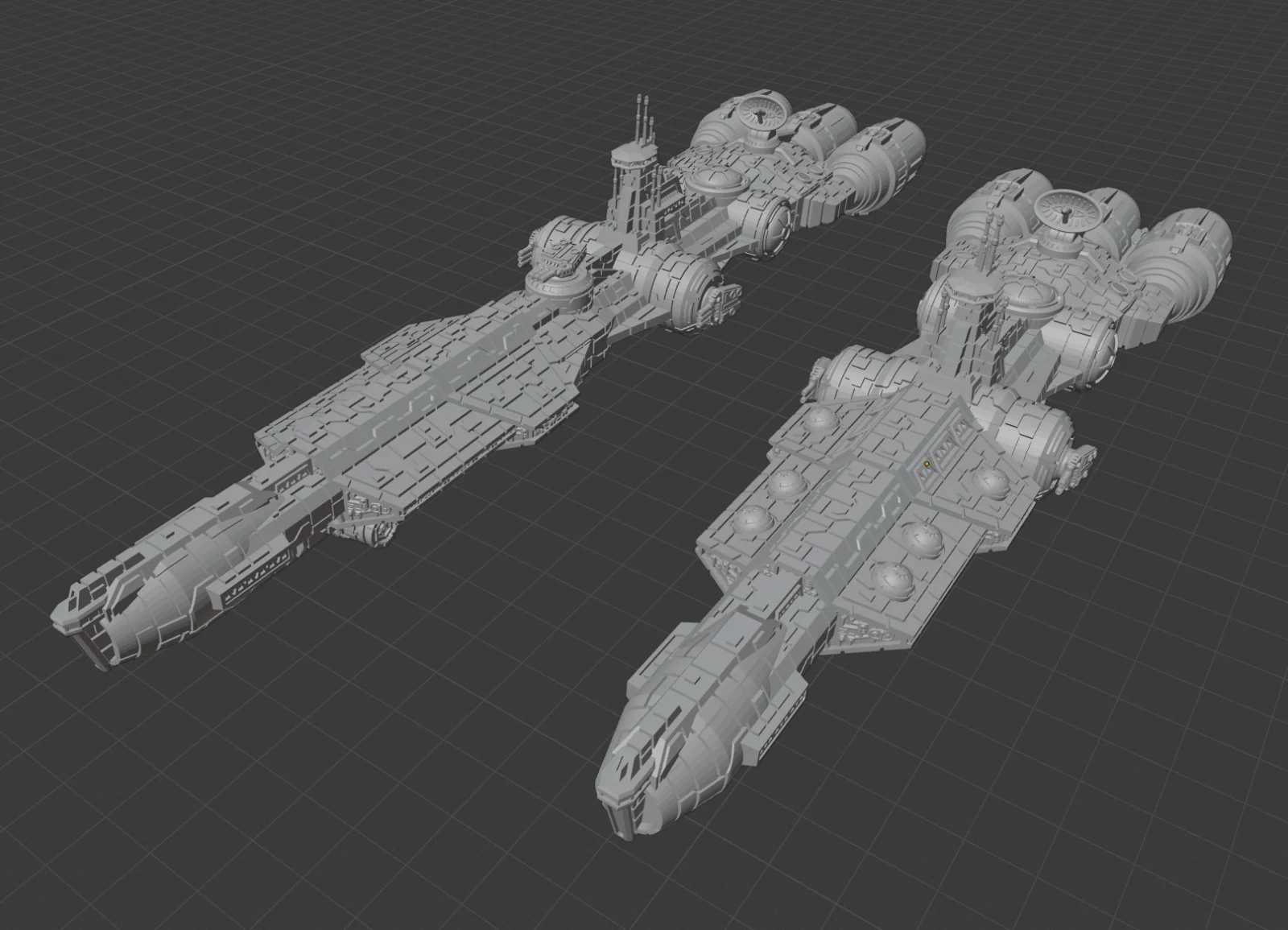 Corellian CD-710 Destroyer + Interdictor Variant